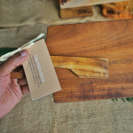 Small Cheese Board with Knife + MA Logo